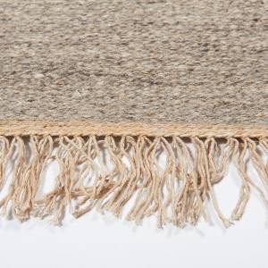 Tapis salon STOLAC Beige - Fourrure véritable - 130 x 8 x 190 cm