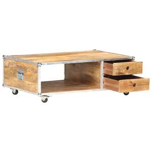 Couchtisch 323408 Braun - Massivholz - Holzart/Dekor - 89 x 33 x 59 cm