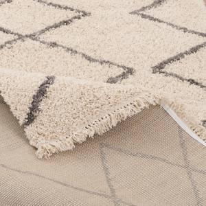 Langflor ShaggyTeppich Casablanca Rauten Beige - Textil - 160 x 4 x 230 cm