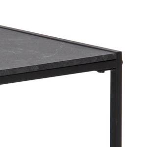 Table basse Infors Noir - En partie en bois massif - 120 x 48 x 60 cm