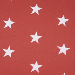 Fauteuil enfant motifs étoiles Marron - Rouge - Blanc - Bois manufacturé - Matière plastique - Textile - 45 x 60 x 52 cm