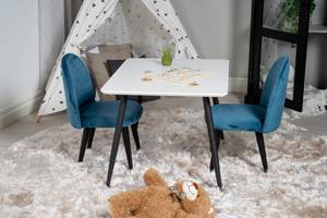 Chaise enfant VELVET KC 1NOS Bleu