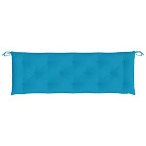 Coussin de banc de jardin Bleu clair - Profondeur : 150 cm