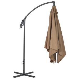 Parasol en porte-à-faux 3005147 Taupe