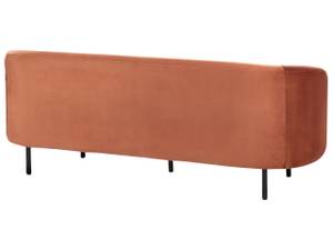 3-Sitzer Sofa LOEN Schwarz - Orange