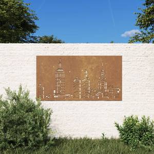 Décoration murale de jardin 824497 Marron - Métal - 55 x 1 x 105 cm