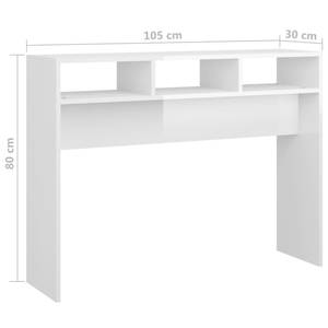 Konsolentisch 3008164 Hochglanz Weiß