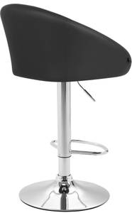 Tabouret de bar Miami V2 Lot de 2 Noir