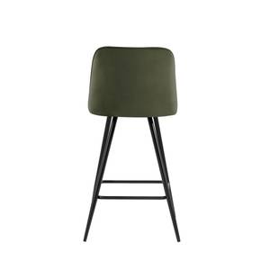 Lot de 2 tabourets de bar EUGENE Vert