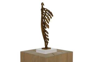 Sculpture moderne Militant Feather Pierre artificielle - Matière plastique - 39 x 13 x 9 cm