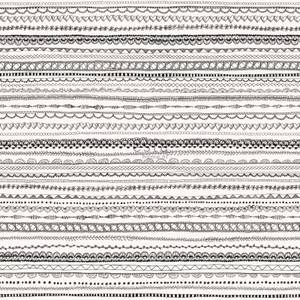 papier peint ruban en dentelle 7161 Noir - Fibres naturelles - Textile - 53 x 1005 x 1005 cm