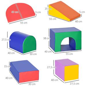 Bausteinset 3D0-012V00MX Textil - 130 x 40 x 170 cm