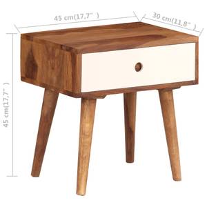 Beistelltisch 246263 Braun - Massivholz - Holzart/Dekor - 30 x 45 x 45 cm