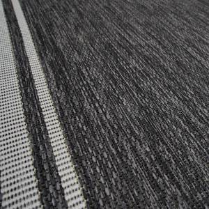 Tapis TERRAIN CADRE Noir - 133 x 170 x 170 cm