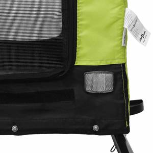 Remorque vélo pour chien 3028683-1 Vert - 65 x 66 x 124 cm