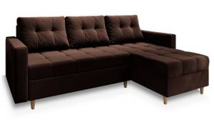 Ecksofa MILO L Braun