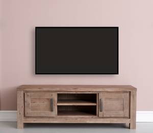 TV Lowboard Alaska Braun Braun - Massivholz - 160 x 55 x 45 cm