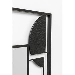 Miroir Segno Noir - Métal - 70 x 110 x 2 cm