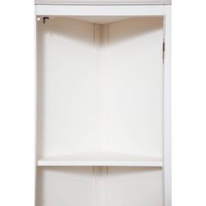 Eckschrank RUSTIK Weiß - Massivholz - 50 x 184 x 50 cm