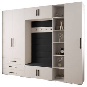 Garderobe Inova 3 Z11 Schwarz - Weiß - Schwarz