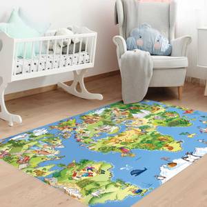 Great and funny Worldmap 140 x 105 cm