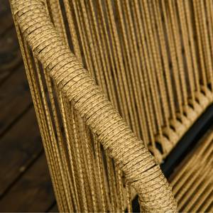 Rattan Gartenmöbel-Set 863-135V00GN Grün - Polyrattan - 65 x 77 x 69 cm