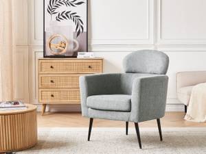 Fauteuil SOBY Noir - Gris