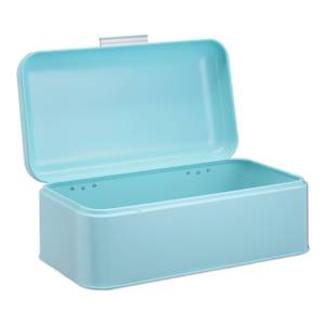 Retro Brotkasten Metall Blau - Metall - 43 x 17 x 23 cm