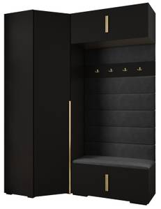 Garderobe Inova 1 Z21 Schwarz - Gold