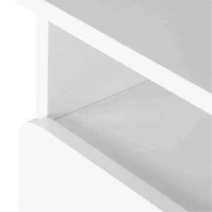 Nachttisch Jane (2er Set) Weiß - Holzwerkstoff - 40 x 50 x 34 cm