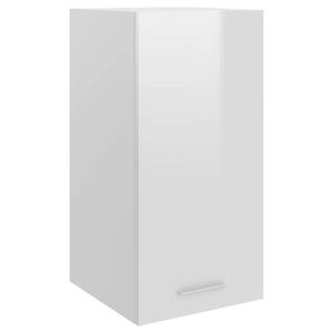 Armoire suspendue 3016496-5 Blanc brillant - Blanc - Largeur : 29 cm