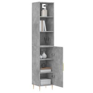 Highboard DE2274 Grau - Holzwerkstoff - 34 x 180 x 35 cm