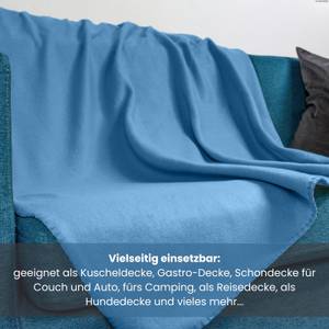 Fleecedecke basic Polar-Fleece Blau