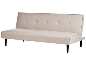 3-Sitzer Sofa VISBY Beige - Schwarz