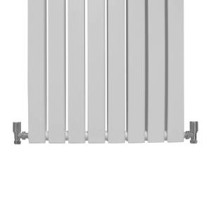 Flachheizkörper - Medium Weiß - Metall - 56 x 160 x 6 cm