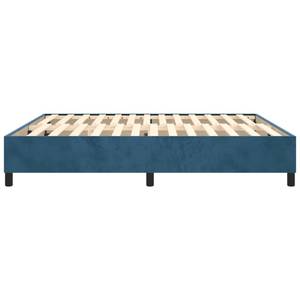 Cadre de lit 3016030-5 Bleu foncé - 160 x 35 cm