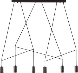 Lustre suspension IMBRIA Noir - Métal - 5 x 10 x 135 cm