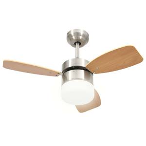 Ventilateur de plafond 3006466 Marron clair - 76 x 42 x 76 cm