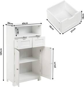 Badezimmerschrank HW64500 Weiß