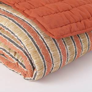 Plaid Molly Orange - Textil - 130 x 1 x 150 cm