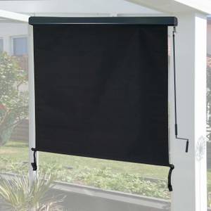 Vertikalmarkise F42 Schwarz - Breite: 180 cm