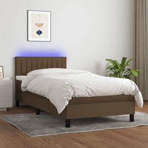 Boxspringbett 3017265-18 Dunkelbraun - Breite: 100 cm