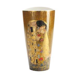 Vase Gustav Klimt - Der Kuss Porzellan - 11 x 28 x 15 cm