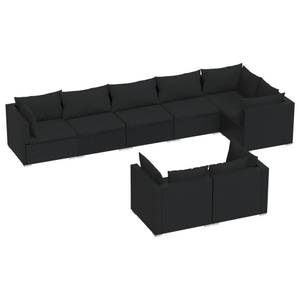 Garten-Lounge-Set (8-teilig) 3013637-17 Schwarz - Anzahl Teile im Set: 8