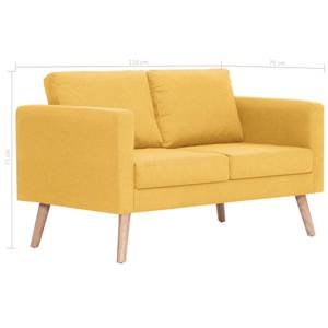 Canapé 3002824-1 Jaune - Largeur : 116 cm