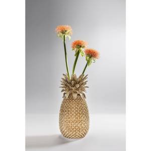 Vase ananas Doré - Matière plastique - 25 x 50 x 25 cm