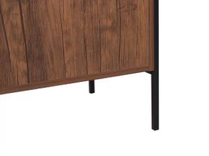 Sideboard TIFTON Schwarz - Braun - Holzwerkstoff - 123 x 78 x 39 cm