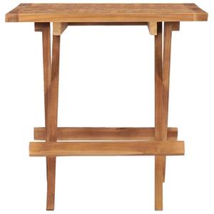 Table de jardin Marron - Bois massif - Bois/Imitation - 50 x 50 x 50 cm