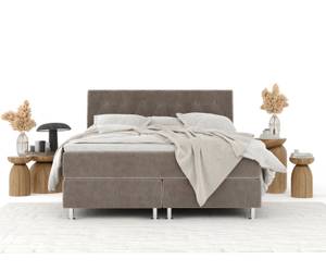 Boxspringbett Excelsior Taupe - Breite: 140 cm