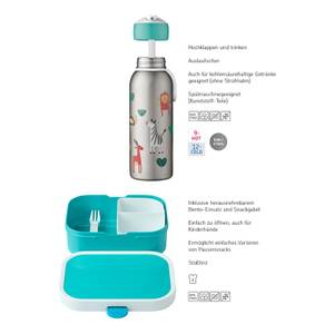 Brotdose + Thermoflasche Campus 2er Set Hellrosa